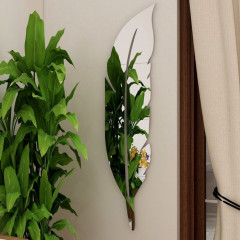 Зеркало настенное на клеевой основе «Пёрышко» - Фото 4