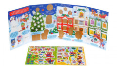 Новогодние загадки. С многоразовыми наклейками - Фото 1