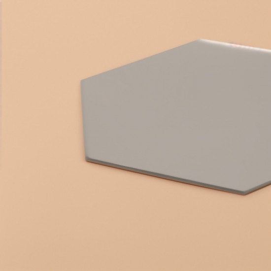 Зеркало настенное на клеевой основе «Соты»