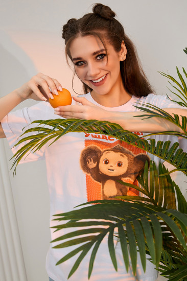 Футболка женская «Чебурашка»