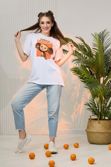 Футболка женская «Чебурашка»