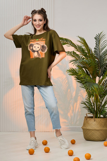 Футболка женская «Чебурашка»