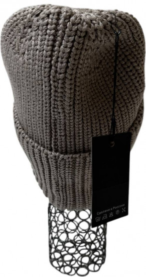 Шапка «Полоски-косички»