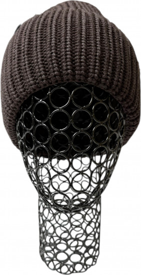 Шапка «Полоски-косички»