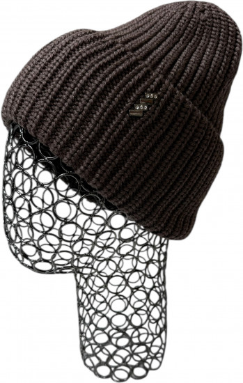 Шапка «Полоски-косички»