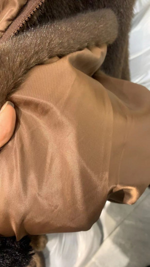 Манишка меховая с поясом