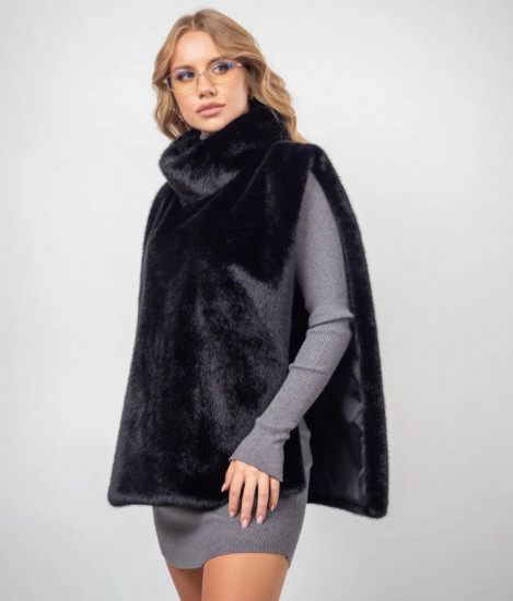 Манишка меховая с поясом