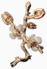 Брошь «Веточка с цветками сакуры» - Фото 3