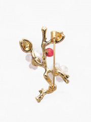 Брошь «Веточка с цветками сакуры» - Фото 4