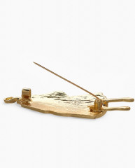 Брошь «Дама в пальто» - Фото 2