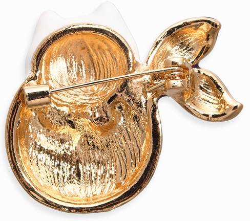 Брошь «Кошечка русалка»