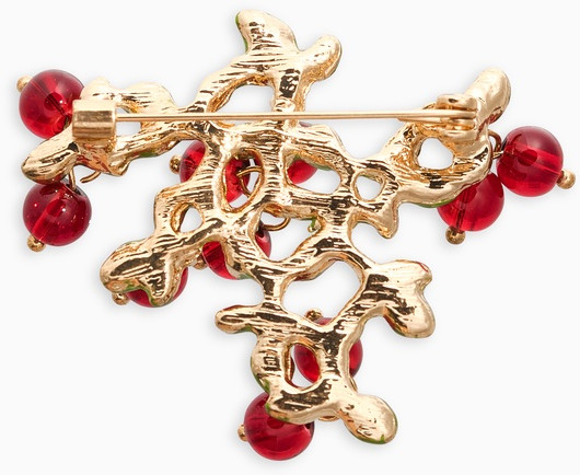 Брошь «Куст вишни»