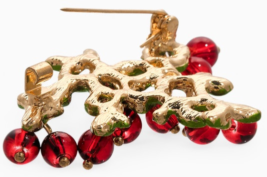 Брошь «Куст вишни»