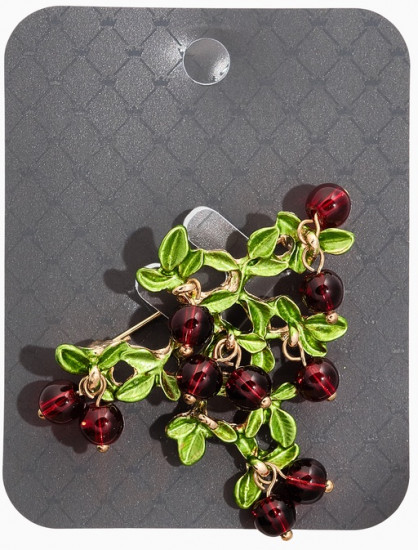 Брошь «Куст вишни»