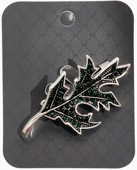 Брошь «Лист одуванчика»