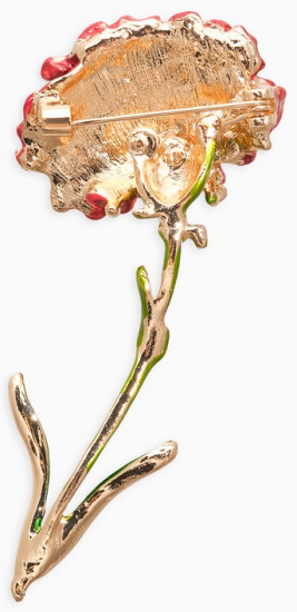 Брошь «Цветок гвоздики»