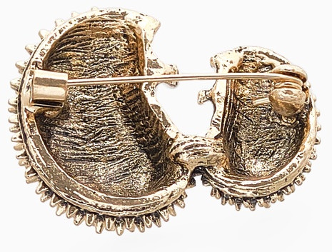 Брошь «Ёжики»