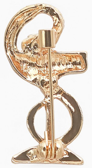 Брошь «Змея в геральдике»