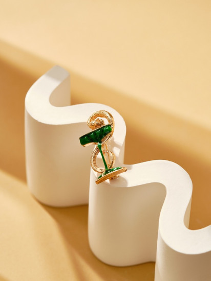 Брошь «Змея в геральдике»