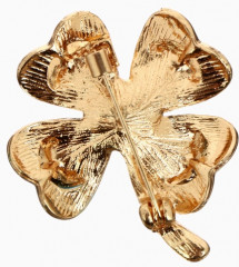 Брошь «Клевер» - Фото 1