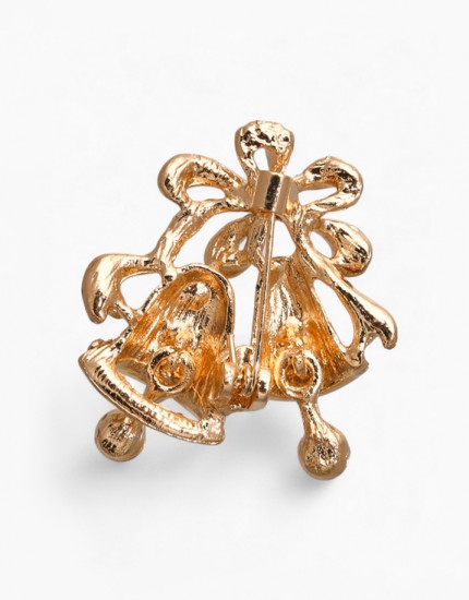 Брошь «Колокольчик с лентой»