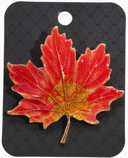 Брошь «Лист осенний»