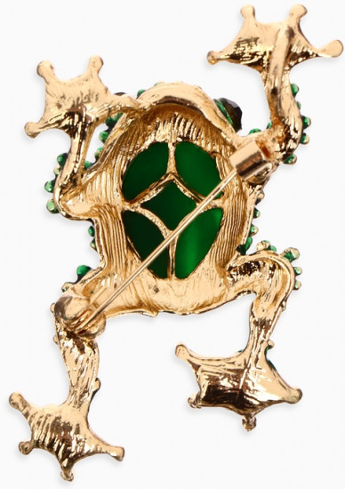 Брошь «Лягушка»