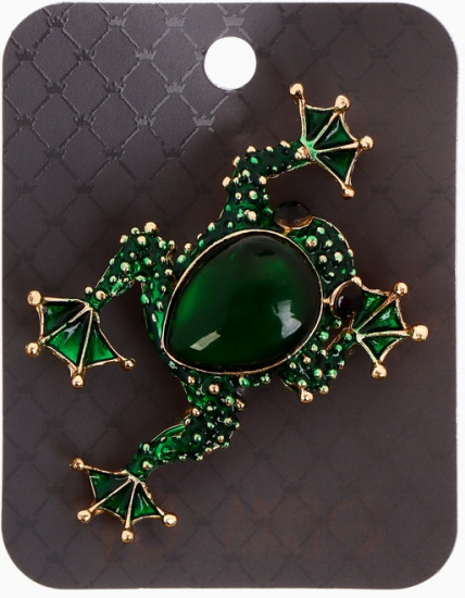 Брошь «Лягушка»