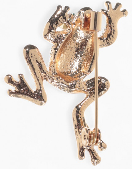 Брошь «Лягушка»