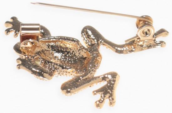 Брошь «Лягушка»