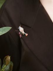 Брошь «Птичка» - Фото 4