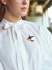 Брошь «Птичка» - Фото 4