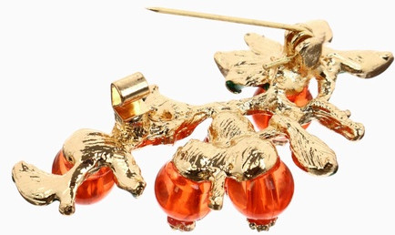 Брошь «Рябина»