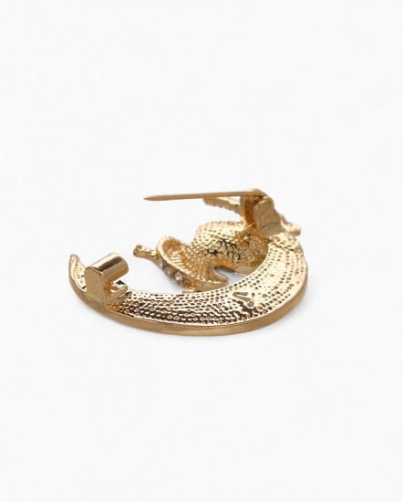 Брошь «Сова на месяце»