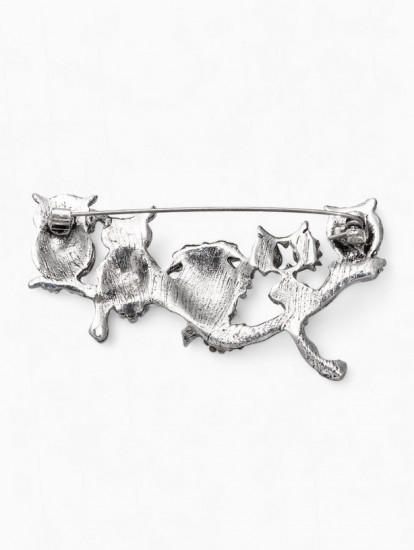 Брошь «Совиная ветвь»
