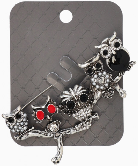 Брошь «Совиная ветвь»