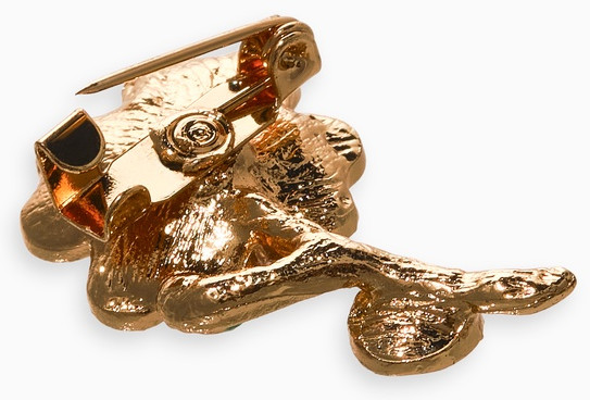 Брошь «Цветы ромашки с божьей коровкой»