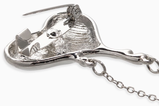 Брошь «Сердце. Корейский стиль»