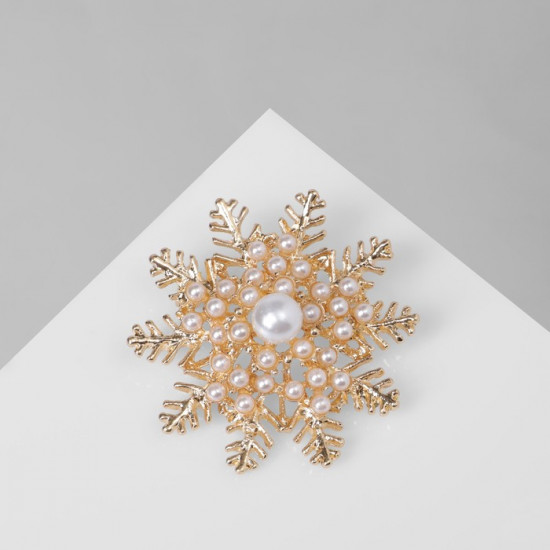 Брошь «Снежинка»