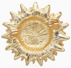 Брошь-кулон «Подсолнух» - Фото 1