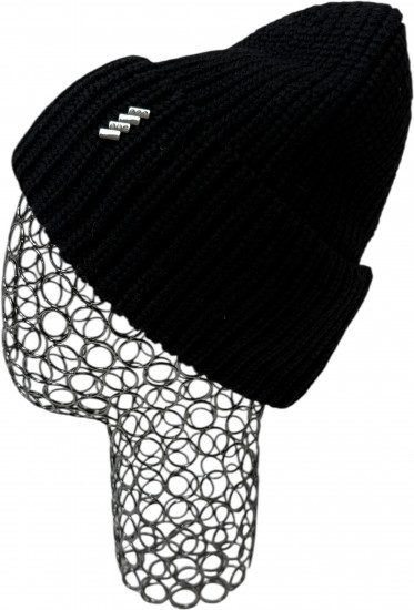 Шапка «Полоски-косички»