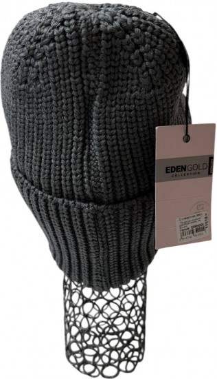 Шапка «Полоски-косички»