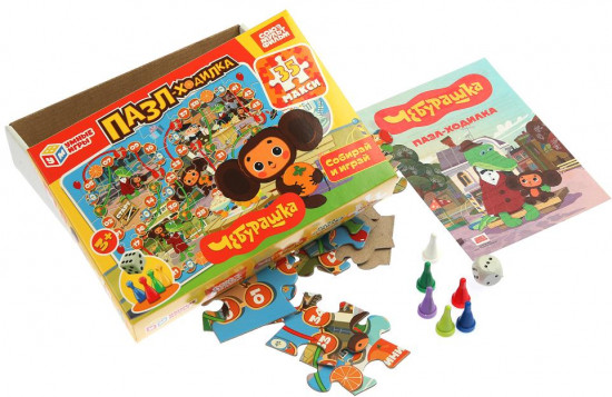 Пазл-ходилка «Чебурашка»