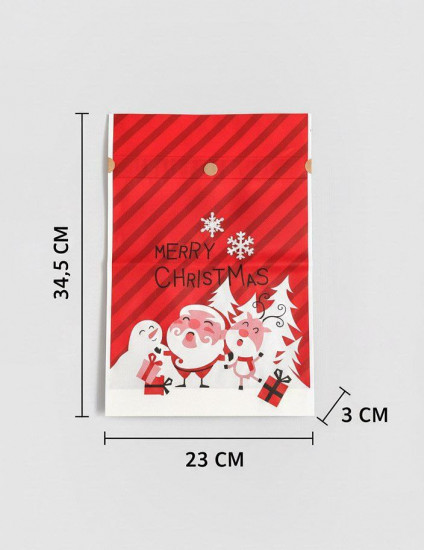 Пакет новогодний для сладостей и подарков