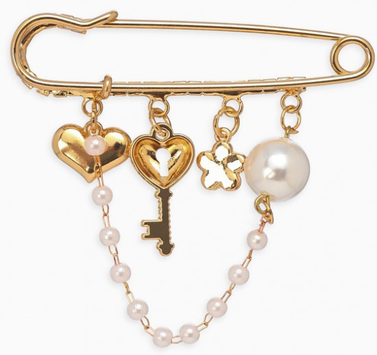 Булавка «Ключик от сердца»