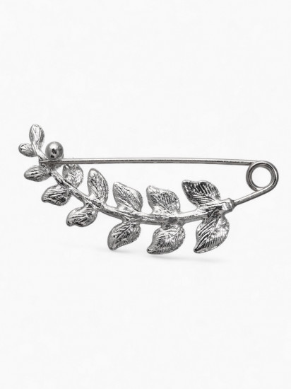 Булавка «Веточка лиственная»