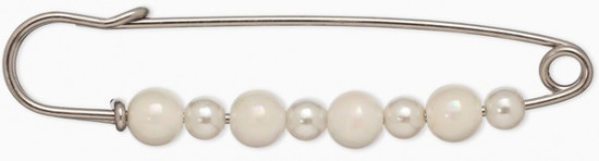 Булавка «Жемчужная дорожка»