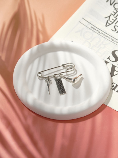 Булавка с подвесками «Парикмахер»