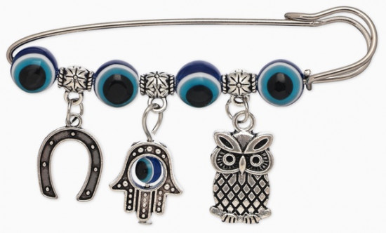 Булавка-оберег «Сова от сглаза»