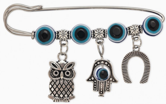Булавка-оберег «Сова от сглаза»
